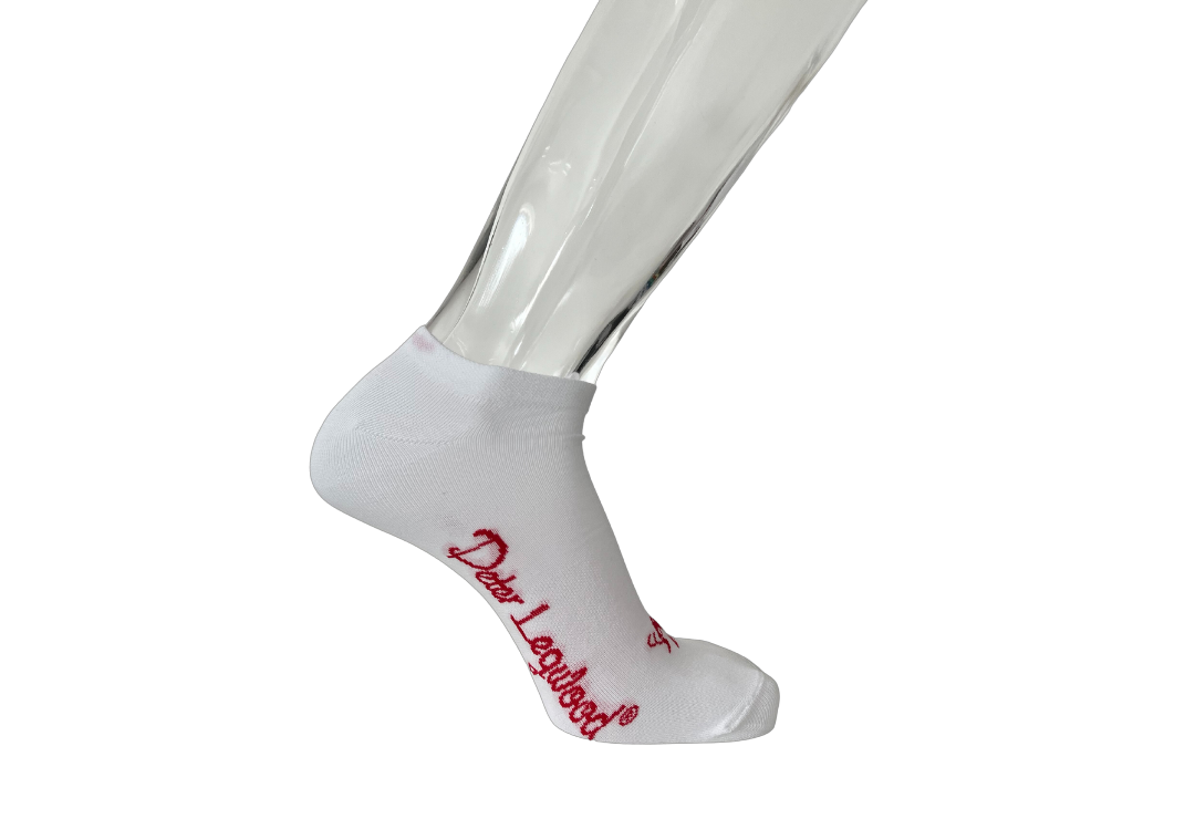 Antibakteriálne Ponožky s iontami striebra biele nízke